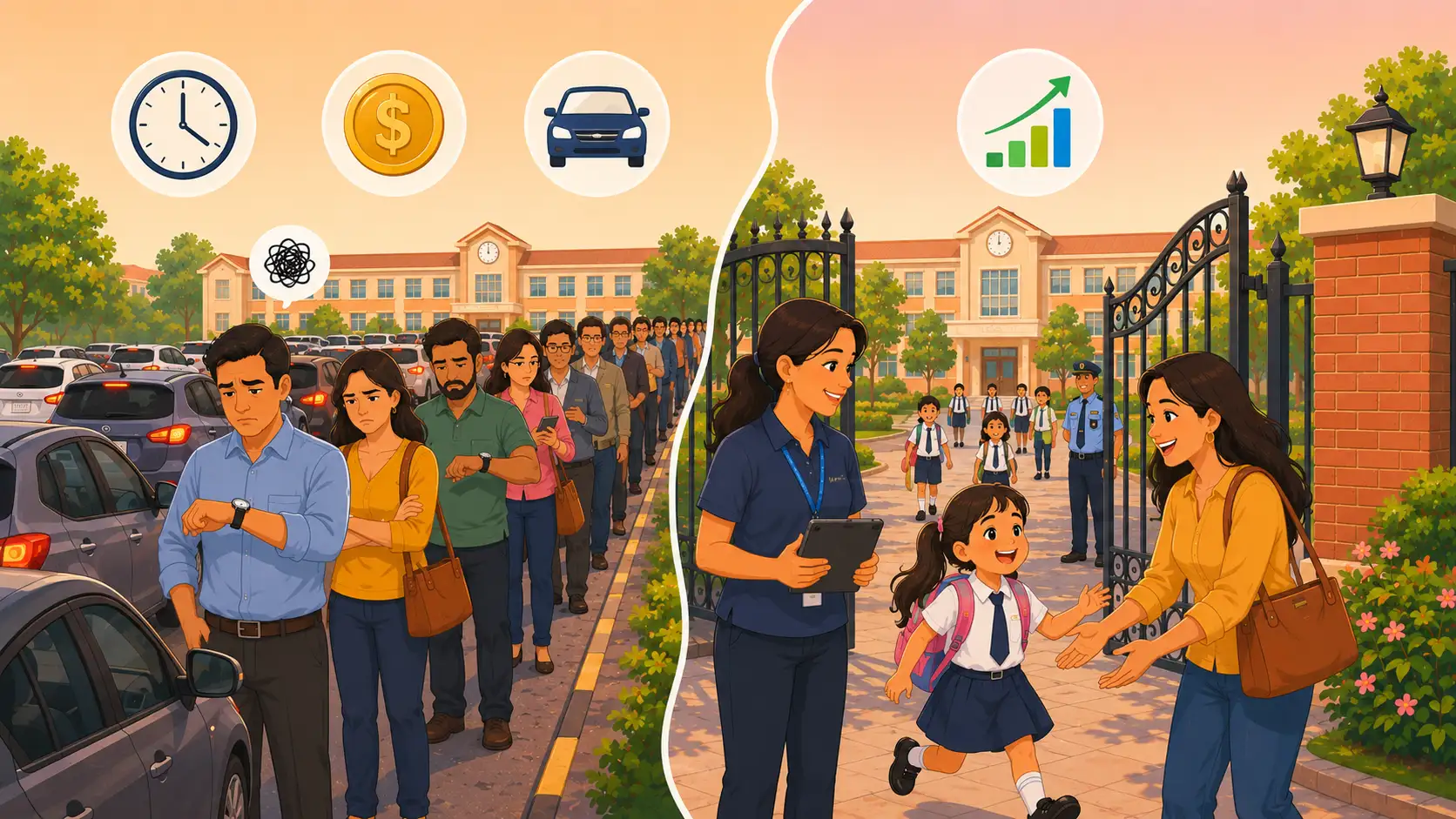 Impacto financeiro da fila de saída